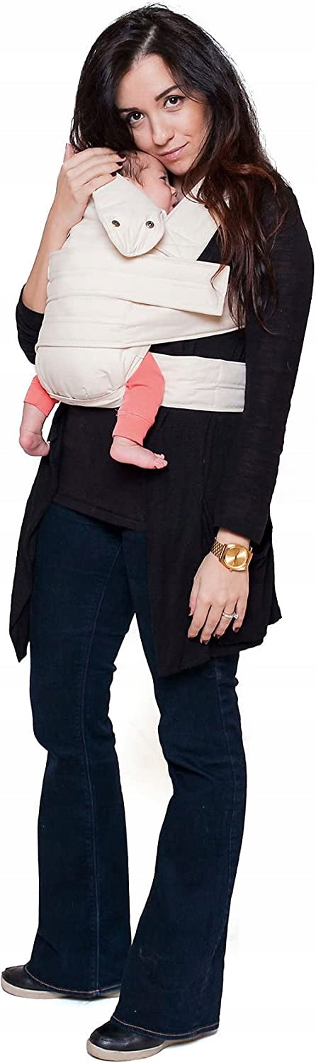 MARSUPI 2.0 nosidełko ergonomiczne S/M 3,5 - 15 kg beżowe, wygodne noszenie dziecka w pozycji M