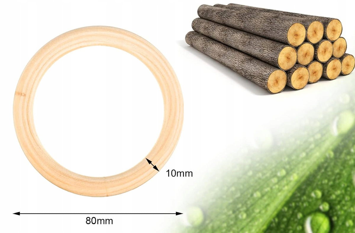 ROSEWINEC fa rágóka DIY karkötő gyűrű játékhoz 1 db