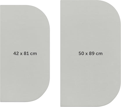 LALENI cearșaf cu elastic pentru pătuț MAXI 50x89