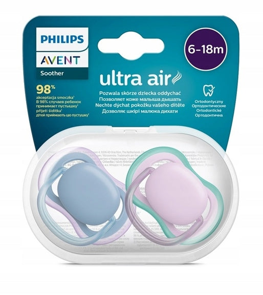 PHILIPS AVENT Ultra Air Schnuller x 2 6-18 Monate