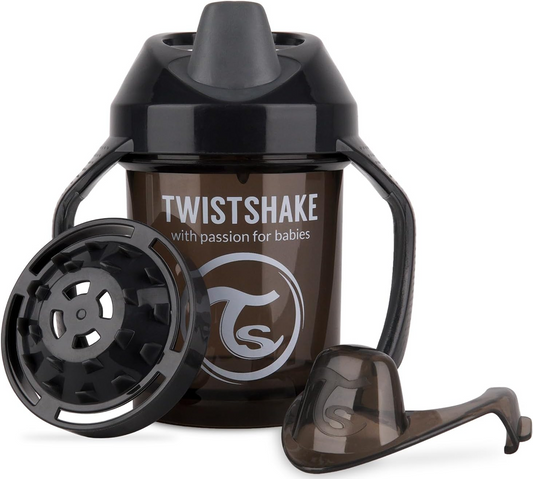 TWISTSHAKE Mini Cup kubek niekapek z ustnikiem i blenderem 230 ml 4 m+