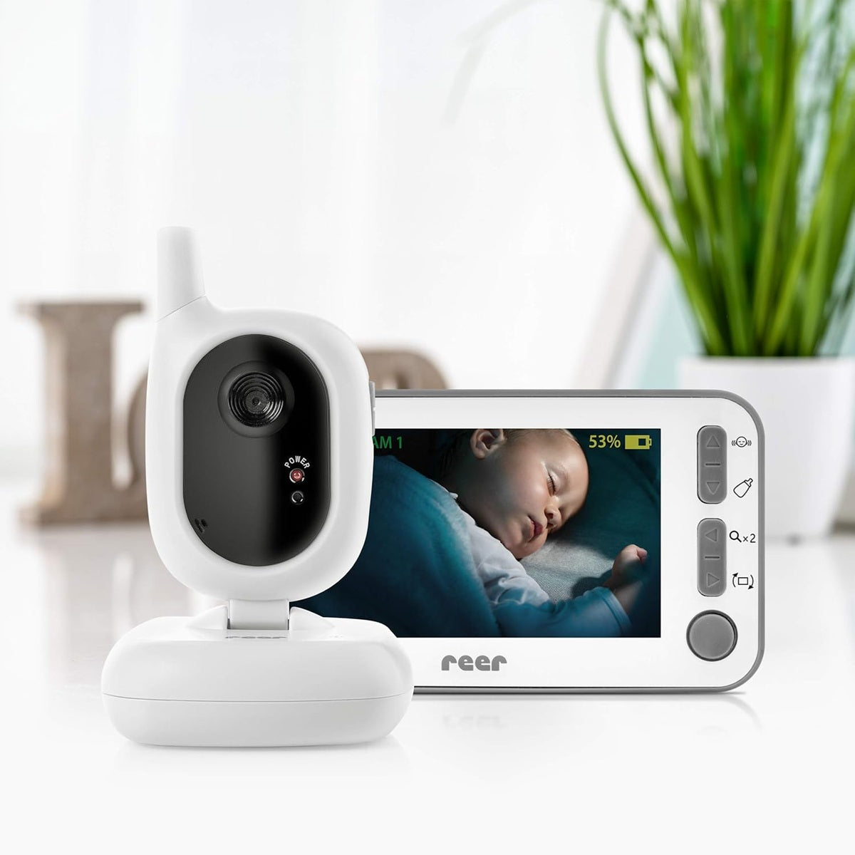 REER BabyCam L cyfrowa niania elektroniczna wideo 4,3" TFT FHSS – zdjęcie produktu 5