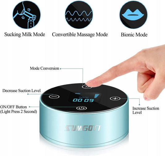 SUMGOTT tiralatte elettrico BPA FREE