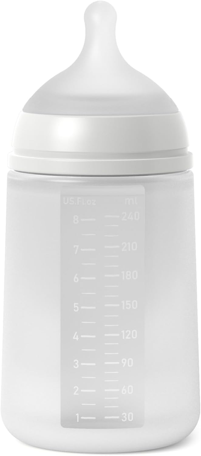 SUAVINEX Selection Silicone bottle 240ml with SX PRO Anti-Colic symmetrical teat
