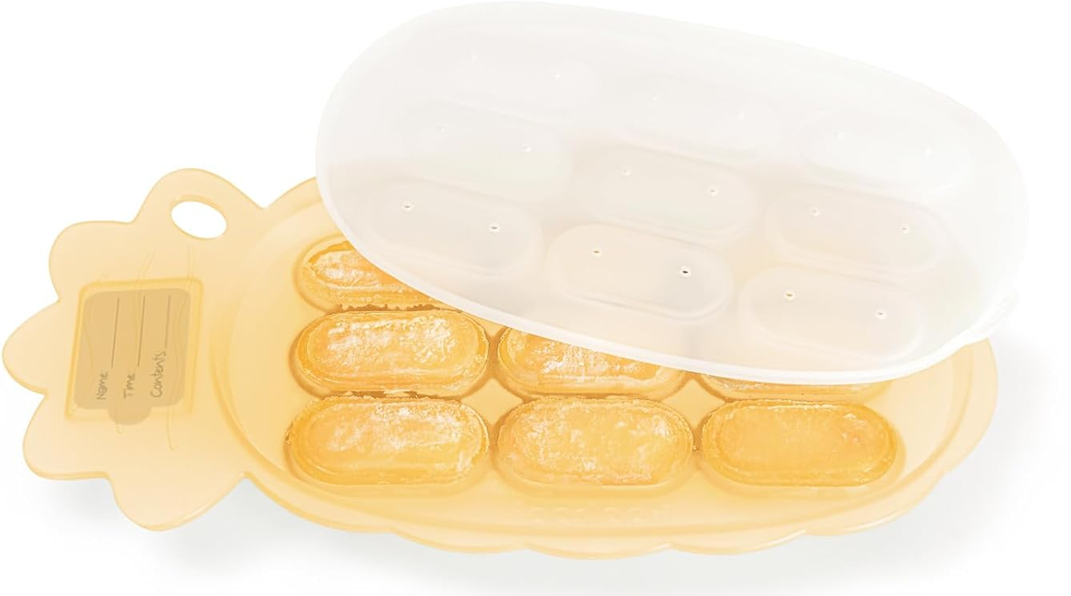 HAAKAA tabuleiro de silicone para congelar alimentos + tampa