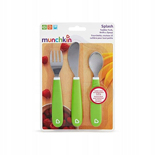 MUNCHKIN Set de cubiertos Splash 18m+
