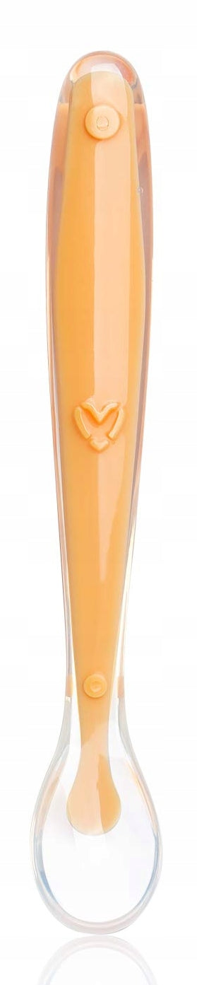 FUTURE FOUNDER cuillère en silicone 6 m+ orange