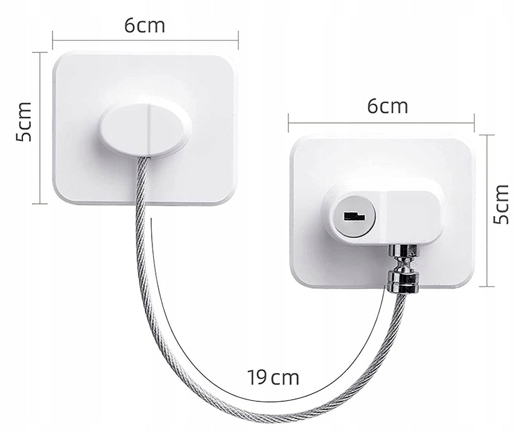 CHILD SAFETY LOCK security for cupboards, drawers, fridges, cupboards, drawers, fridges, cookers