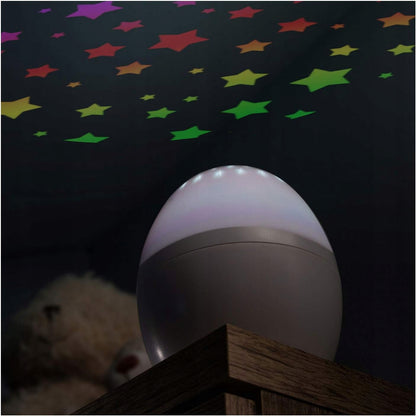 REER Starlino lampka nocna i projektor gwiazd 4 kolory LED – zdjęcie produktu 5