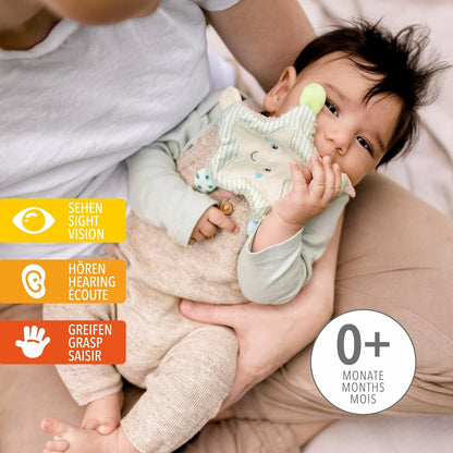 FEHN Morskie Stworzenia szeleszczący pluszowy rozgwiazda SENSOR, zabawka sensoryczna 0+