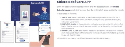 CHICCO BEBECARE Easy-Tech czujnik system do fotelika samochodowego – zdjęcie produktu 3
