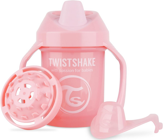 TWISTSHAKE Mini Cup tasse anti-fuite avec bec et mixeur 230 ml 4 m+
