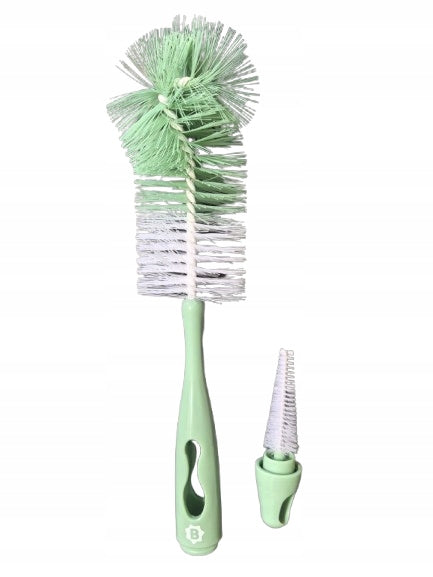 BADABULLE 2 in 1 spazzola per la pulizia di biberon e tettarelle 28 cm