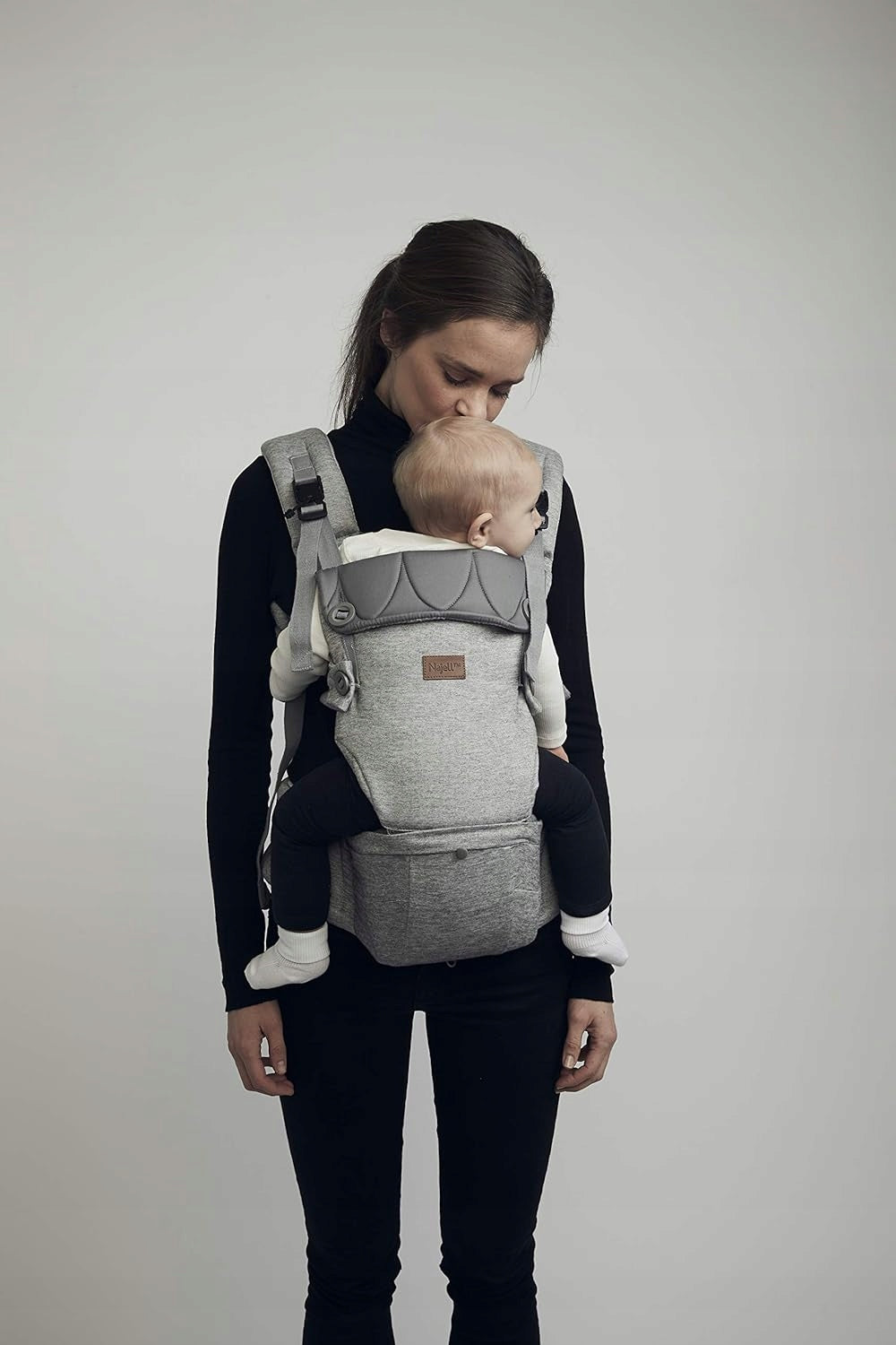 BEABA NAJELL Portabebés ergonómico Active Mesh con cinturón lumbar