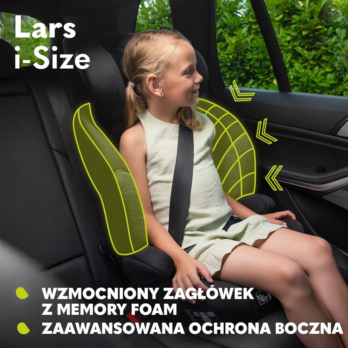 LIONELO Lars i-Size seggiolino auto gruppo 2 e 3