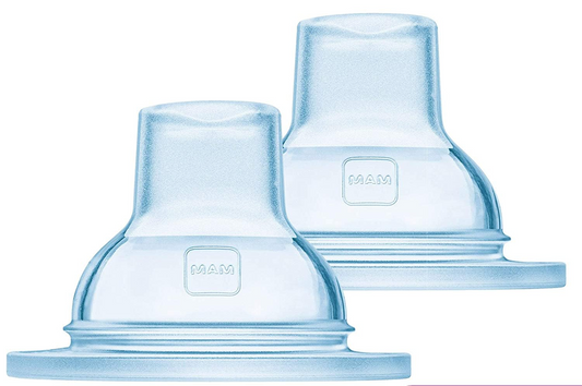 MAM smoczki ustniki do butelek i kubków 4msc+ x2