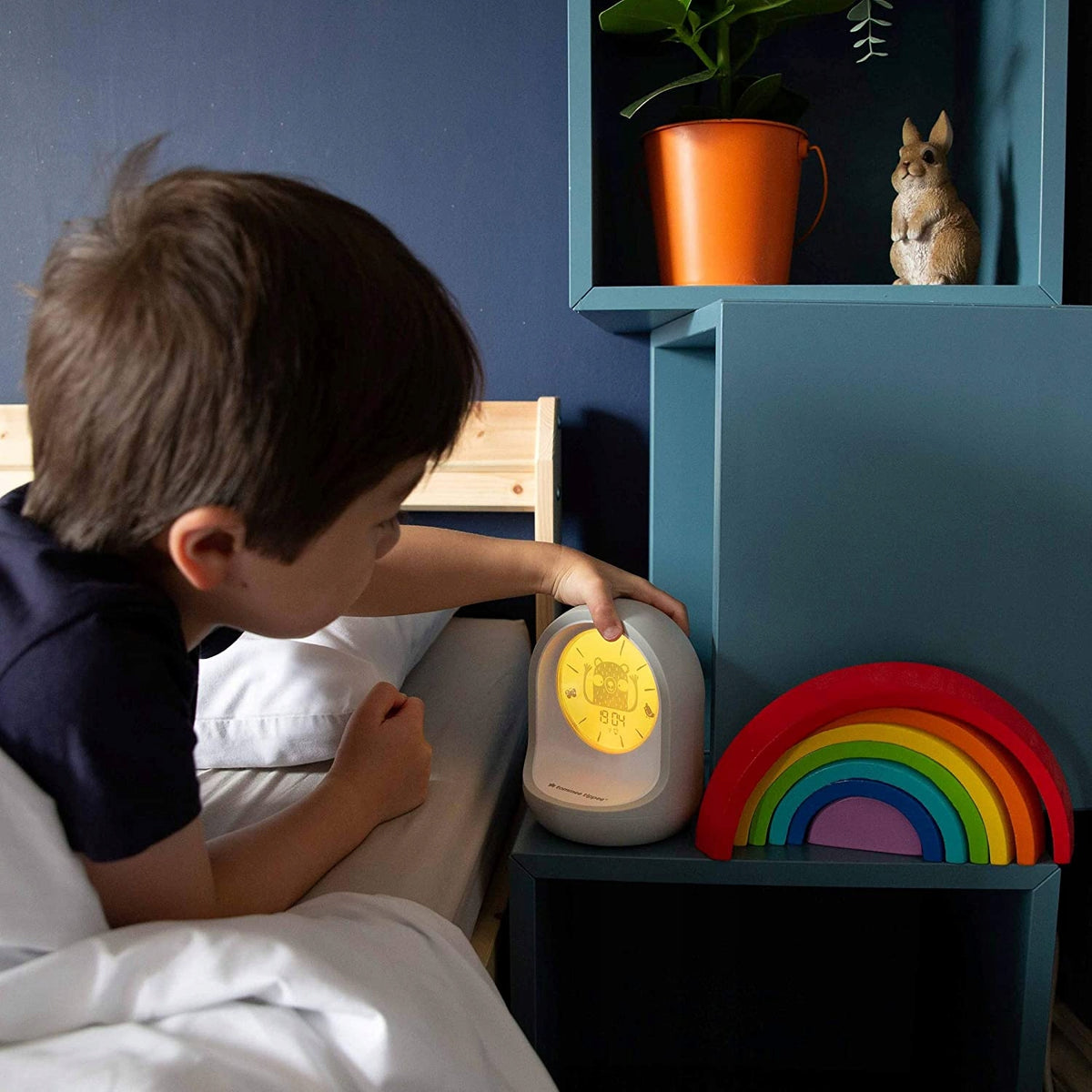 TOMMEE TIPPEE TimeKeeper zegar trener snu w pokoju dziecka, uczy pory snu i pobudki