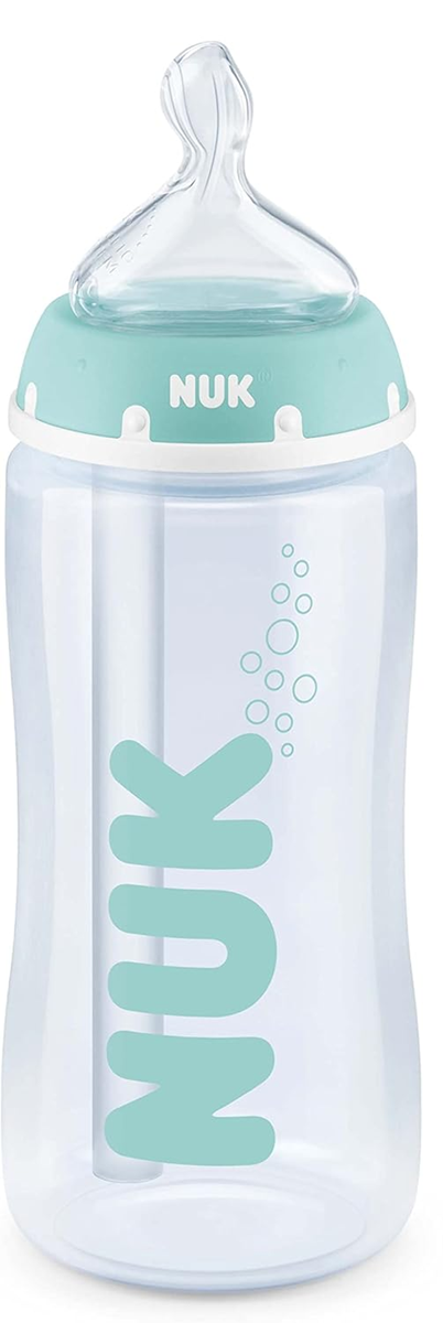 NUK First Choice+ láhev 300 ml savička M střední průtok indikátor teploty