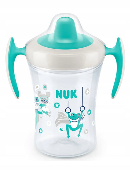 NUK Trainer Cup HRNEK NEKAPEK želvy 6 m+ 230 ml