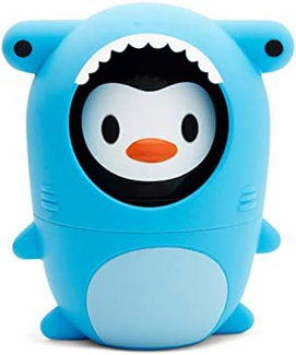 MUNCHKIN Sharky & Pals giocattolo da bagno 3 in 1 pesce, pinguino, squalo