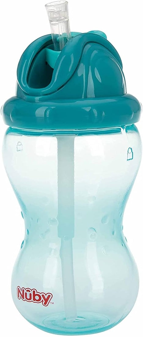 NUBY Flip-it Cup Schnabeltasse mit Strohhalm 12M+ 360ml