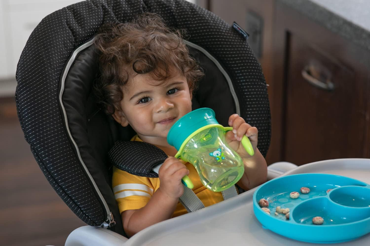 CHICCO Perfect Cup Εκπαιδευτικό Ποτήρι Αδιάβροχο 360 Μοίρες Χείλος Πόσης 200 ml 12 Μηνών+