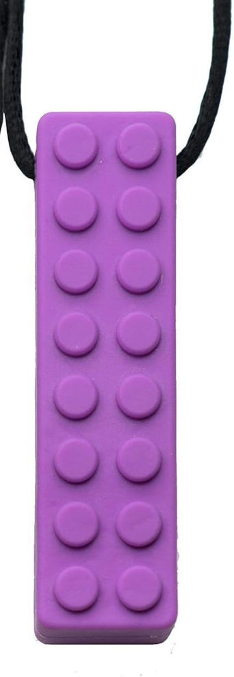 TILCARE Chew Chew collana mordicchiabile calmante 1,8 x 6,4 cm VIOLA