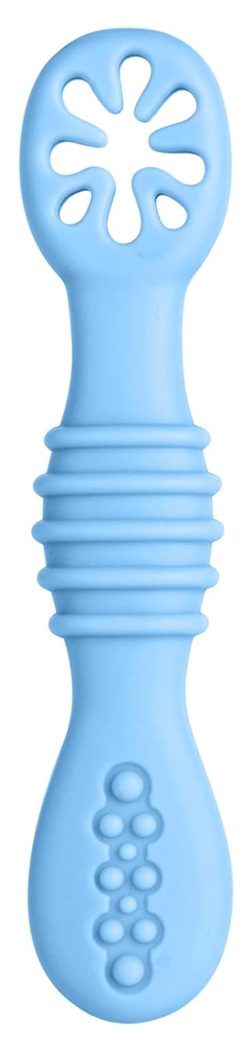VICLOON Cuillère collante en silicone 2,5 x 10 cm 4 m+ bleu