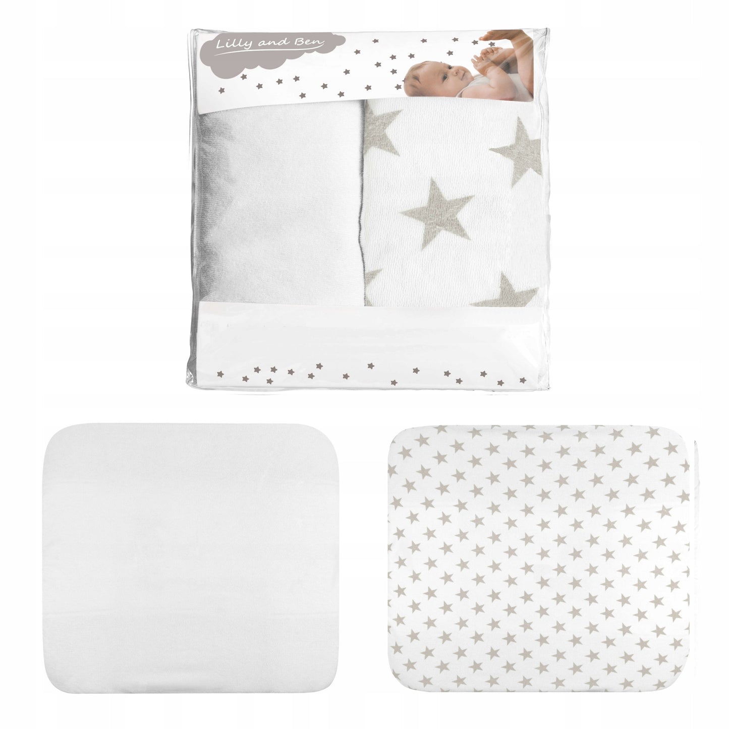 LILLY&BEN pokrowiec na przewijak frotte 50x70 x2 – zdjęcie produktu 6