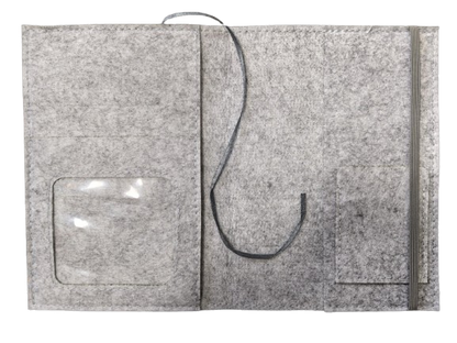 LUXDAG filcowe etui na kartę ciąży BOCIAN 14 x 19,5 cm – zdjęcie produktu 2
