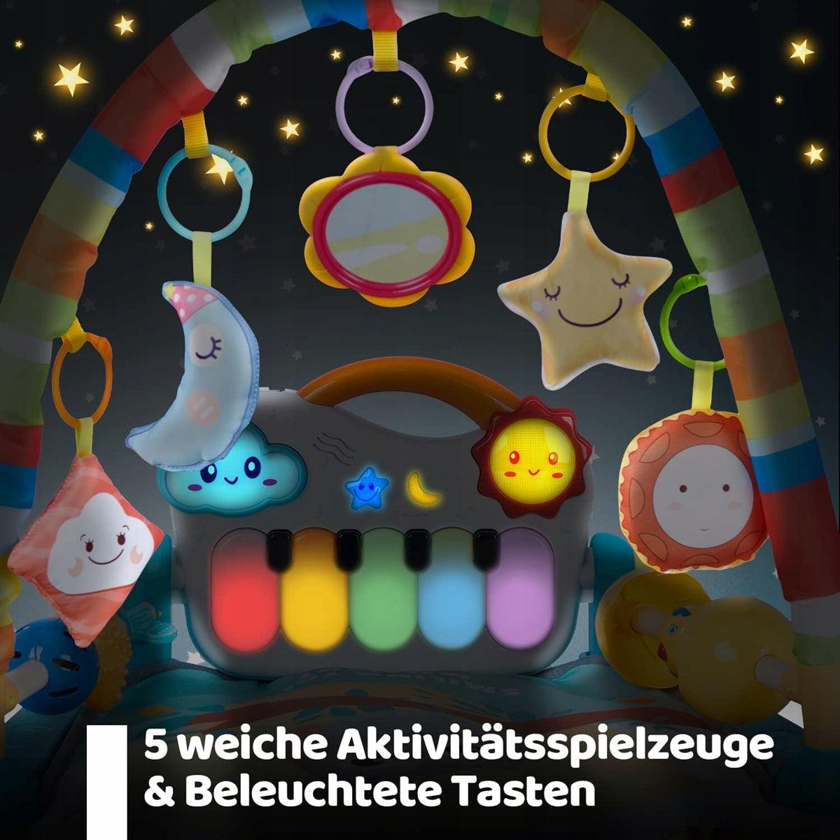 WYSWYG mata edukacyjna +zabawki PIANINO – zdjęcie produktu 3