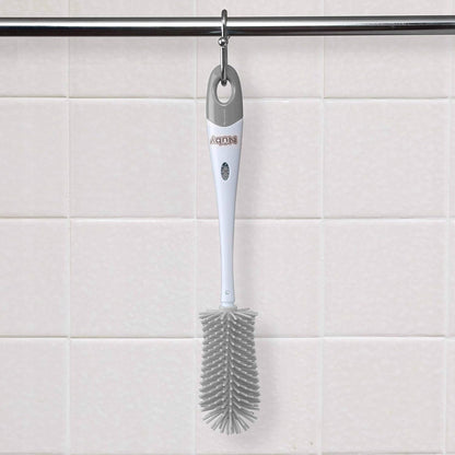 NUBY 2in1 spazzola per la pulizia di tettarelle e biberon 30 cm + supporto