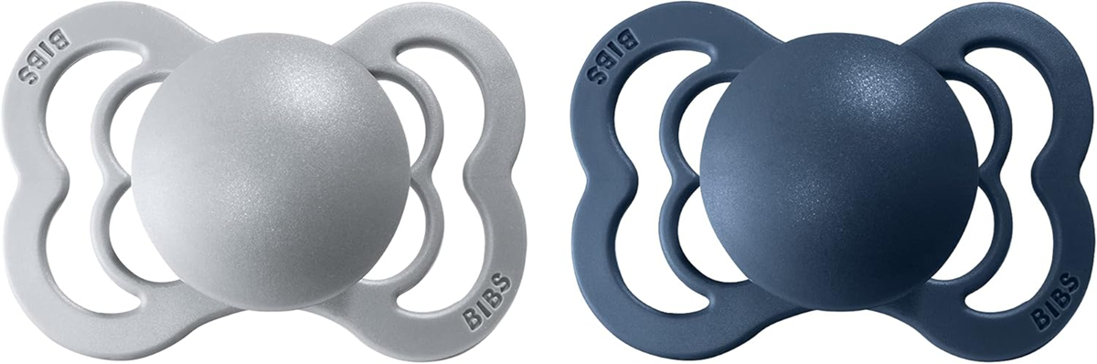 BIBS SUPREME Beruhigungsschnuller aus Kautschuk 0–6 Monate SYMMETRISCH – Produktfoto 3