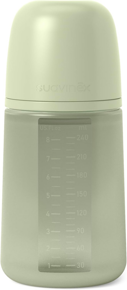 SUAVINEX SelectionSilicone bottle 240 ml with symmetrical teat SX PRO Anti-Colicage 3 months +BPA and BPS