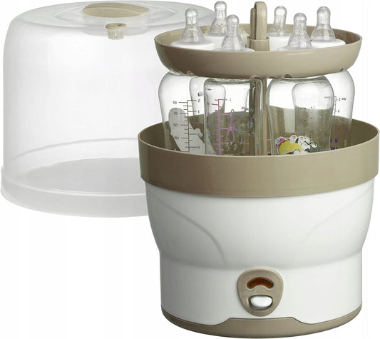 BABYRUF BS29 elektryczny sterylizator parowy 6 butelek w 11min + szczypce