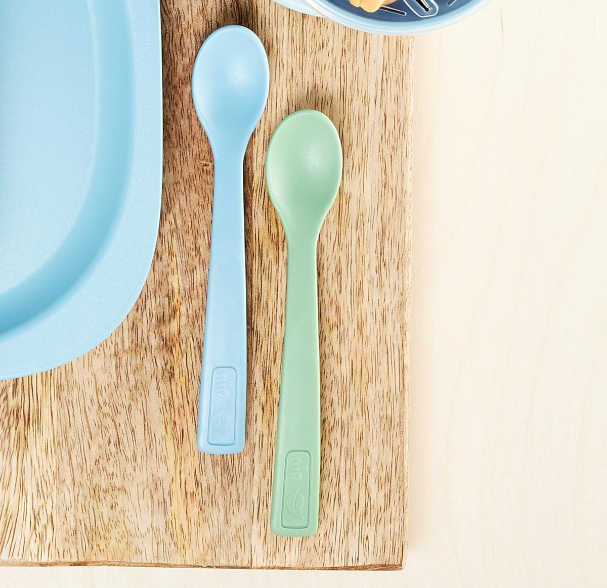NIP Eat Green zestaw łyżeczek 3 sztuki 14 cm 4 m+ – zdjęcie produktu 3