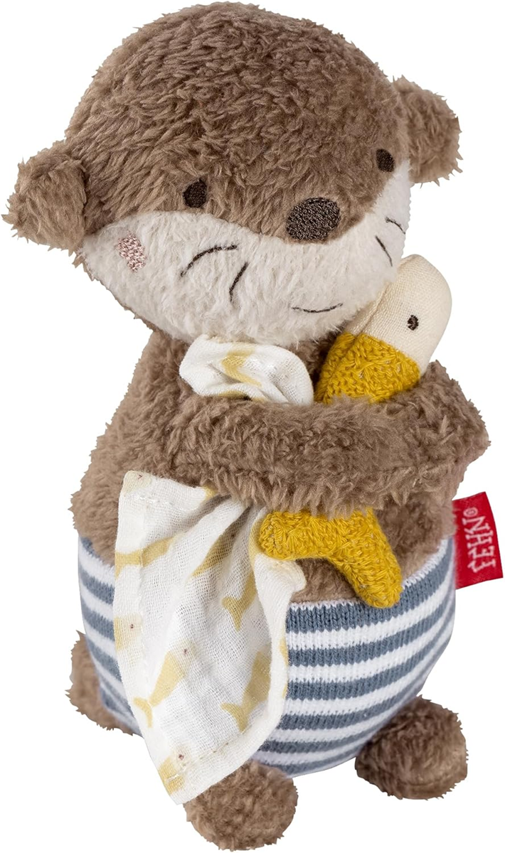 FEHN pluche knuffelspeeltje voor baden OTTER 17 cm