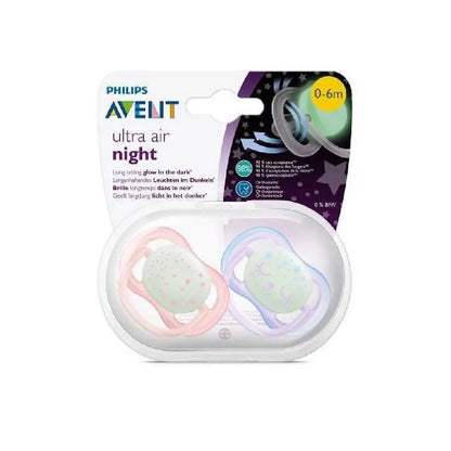 PHILIPS AVENT Ultra Air Night smoczki x 2 0-6msc