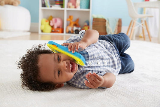 FISHER-PRICE FPR14 "nagraj wiadomość" smartfon interaktywny J.NIEMIECKI dla dziecka