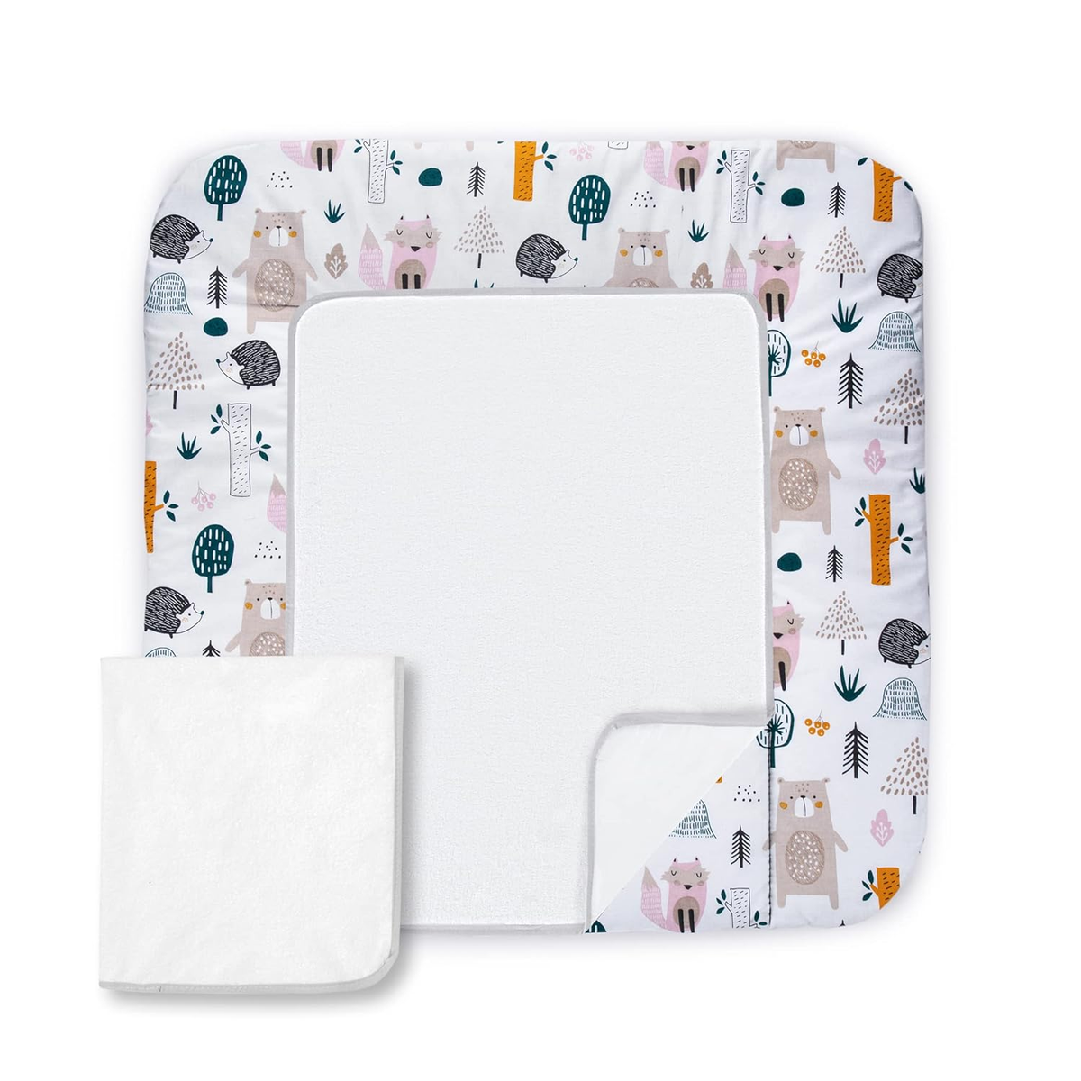 BALBINA zachte verschoningsmat met verwisselbare hoes 70x60