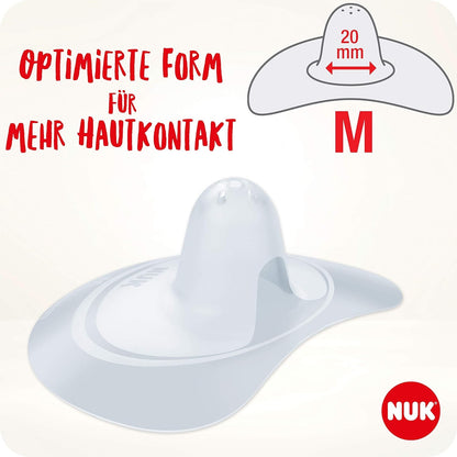Coussinets d’allaitement NUK protège-mamelons 20mm taille M x2
