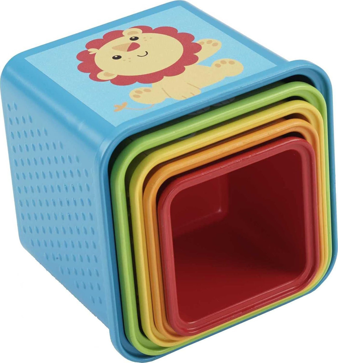 FISHER-PRICE Stack & Explore Blocks κύβοι διαφορετικών μεγεθών, 5 τεμάχια – φωτογραφία προϊόντος 2