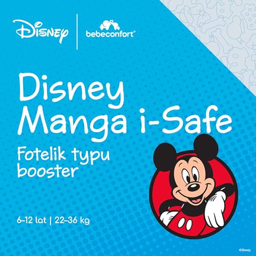 Bébé Confort Manga i-Safe fotelik samochodowy 128-150cm Myszka Mickey, Disney booster dla dzieci 128-150 cm