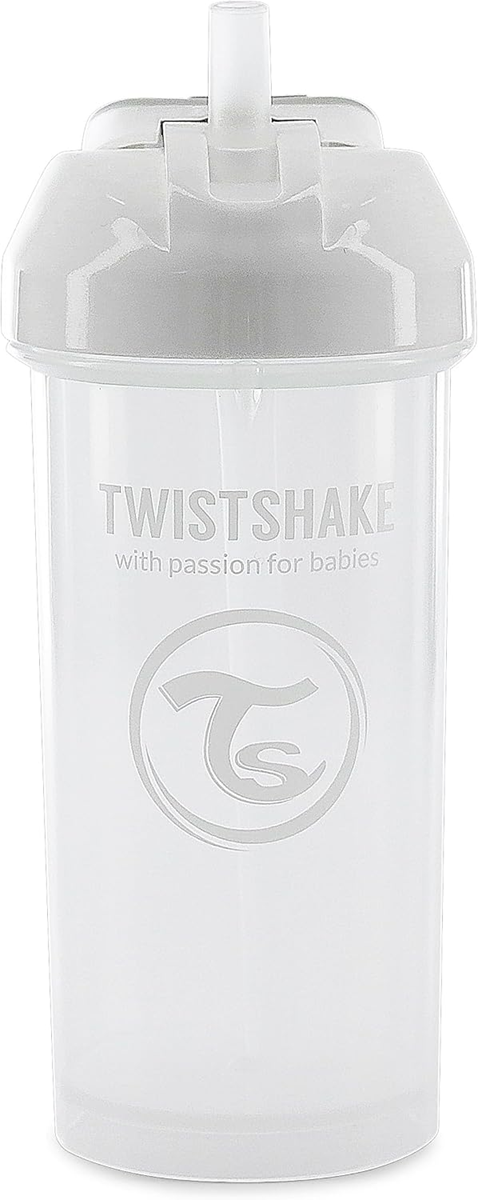 TWISTSHAKE Straw Cup kubek niekapek ze słomką 360 ml 6 m+