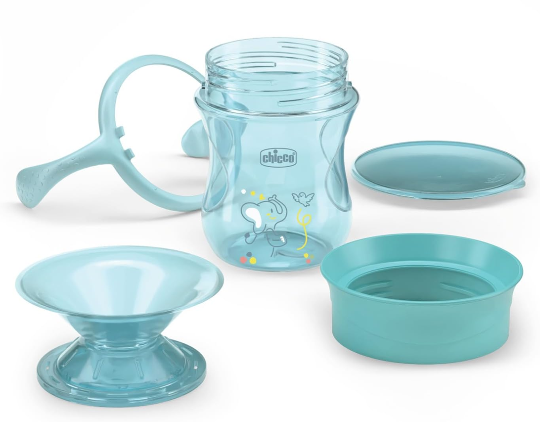 CHICCO Perfect Cup hrnek nekapající náustek 360 stupňů 200 ml 12 m+