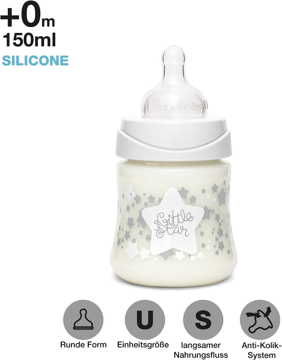 starter set of baby bottles ex-display condition, packaging slightly damaged, bottles almost perfect