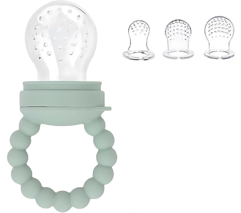 STONNY massaggiagengive dosatore di frutta per bambini + 3 tettarelle 3-24 mesi