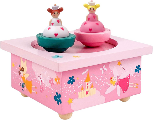 TROUSSELIER carillon magnetico in legno SORELLE PRINCIPESSE