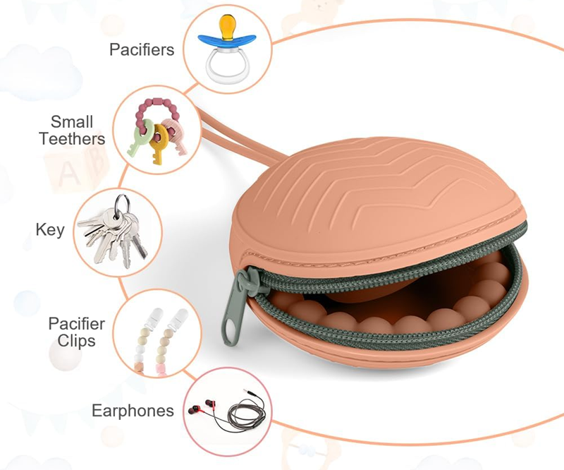 AOLSO universele siliconen fopspeenhoes diameter 9 cm