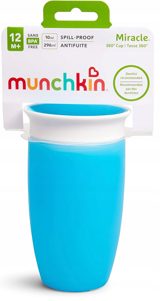 MUNCHKIN Miracle kubek 360 12msc+ 296ml, niekapek dla malucha, bez BPA, do nauki samodzielnego picia